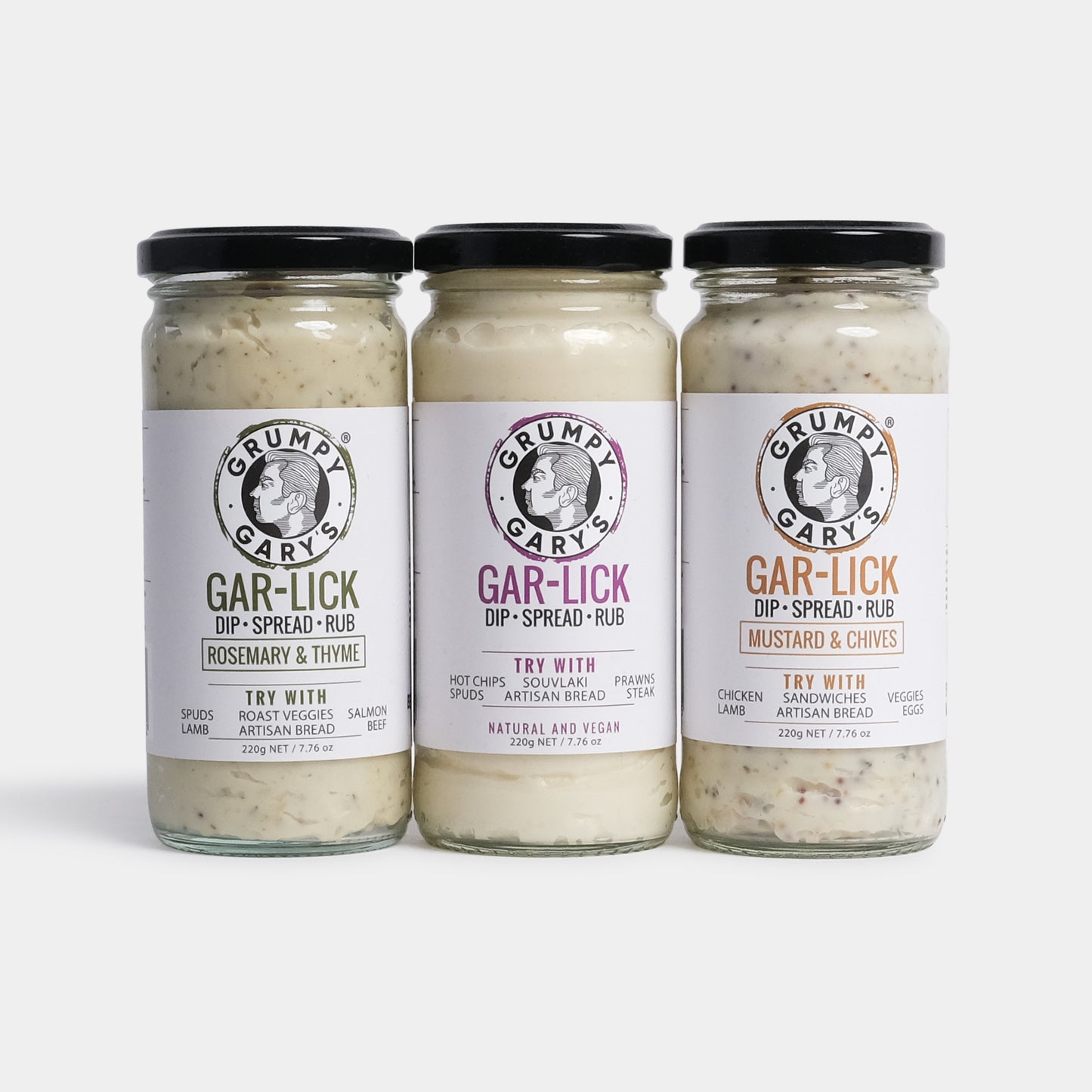 Small Batch Providore - Gar-Lick Dip Bundle - front view