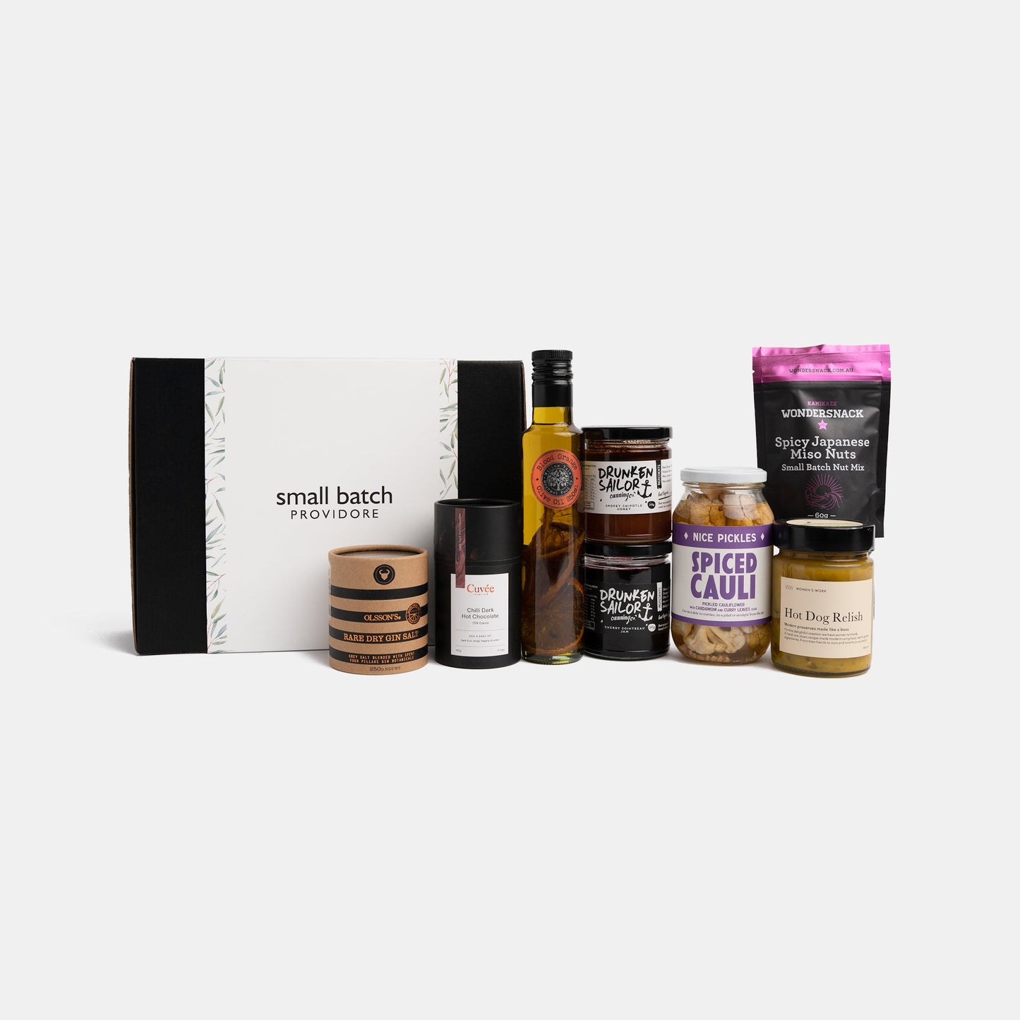 Small Batch Providore - Adventurous Foodie Gift Hamper - front view