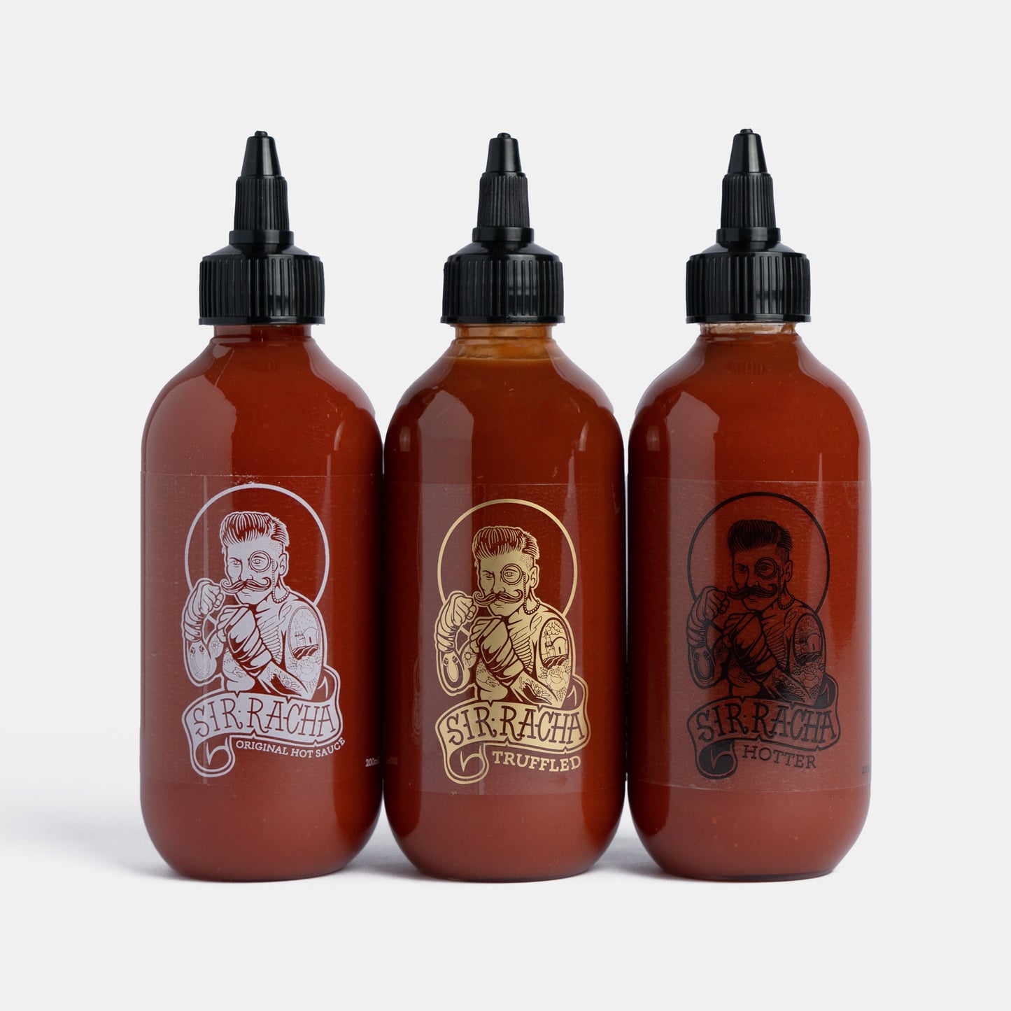 Small Batch Providore - Sir Racha - H.O.T. Sauce Bundle - front view