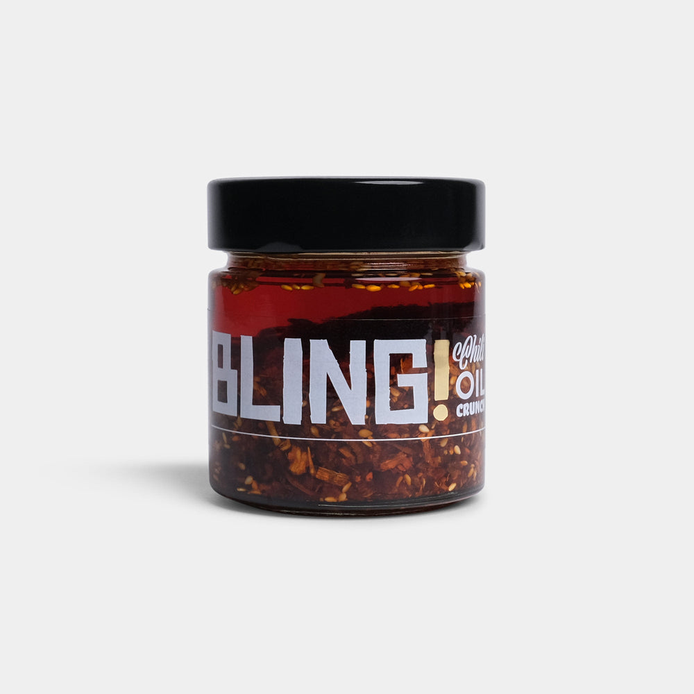 Small Batch Providore - Bling Chili Oil Crunch - front view