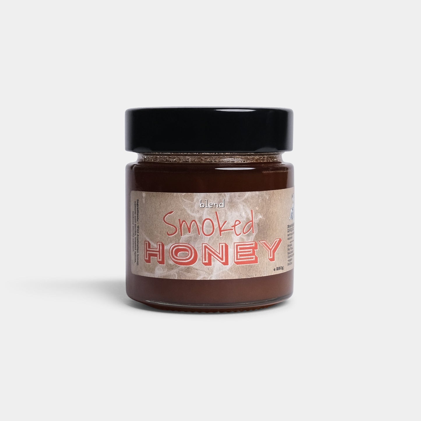 Small Batch Providore - Original Blend Smoked Honey - front view