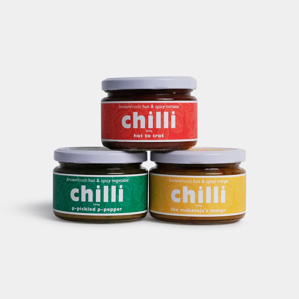 Small Batch Providore - JimJam Foods Chilli Bundle - front view