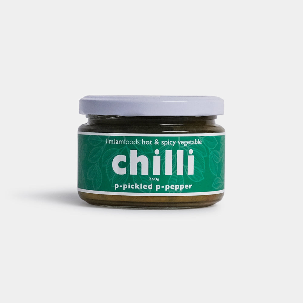 Small Batch Providore - P-P-Pickled P-P-Pepper - Hot & Spicy Vegetable Chilli - front view