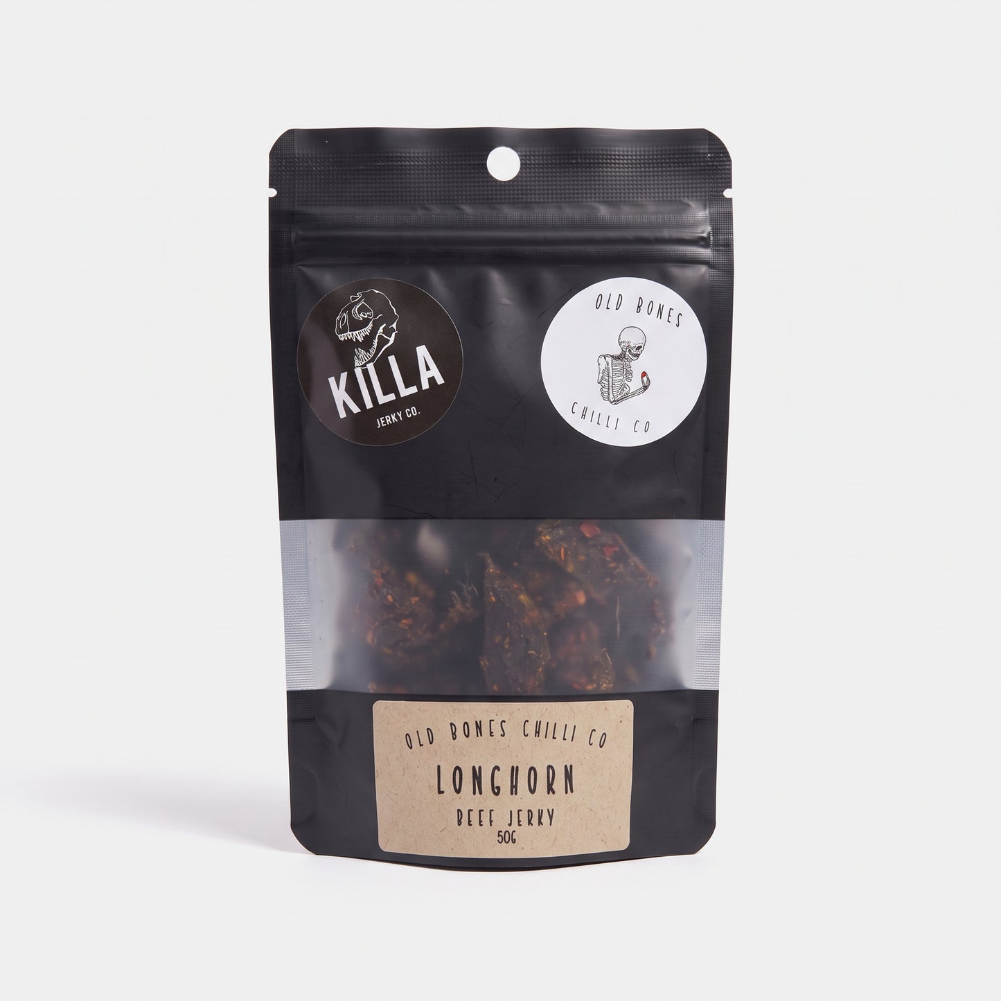 Small Batch Providore - Longhorn Beef Jerky - front view