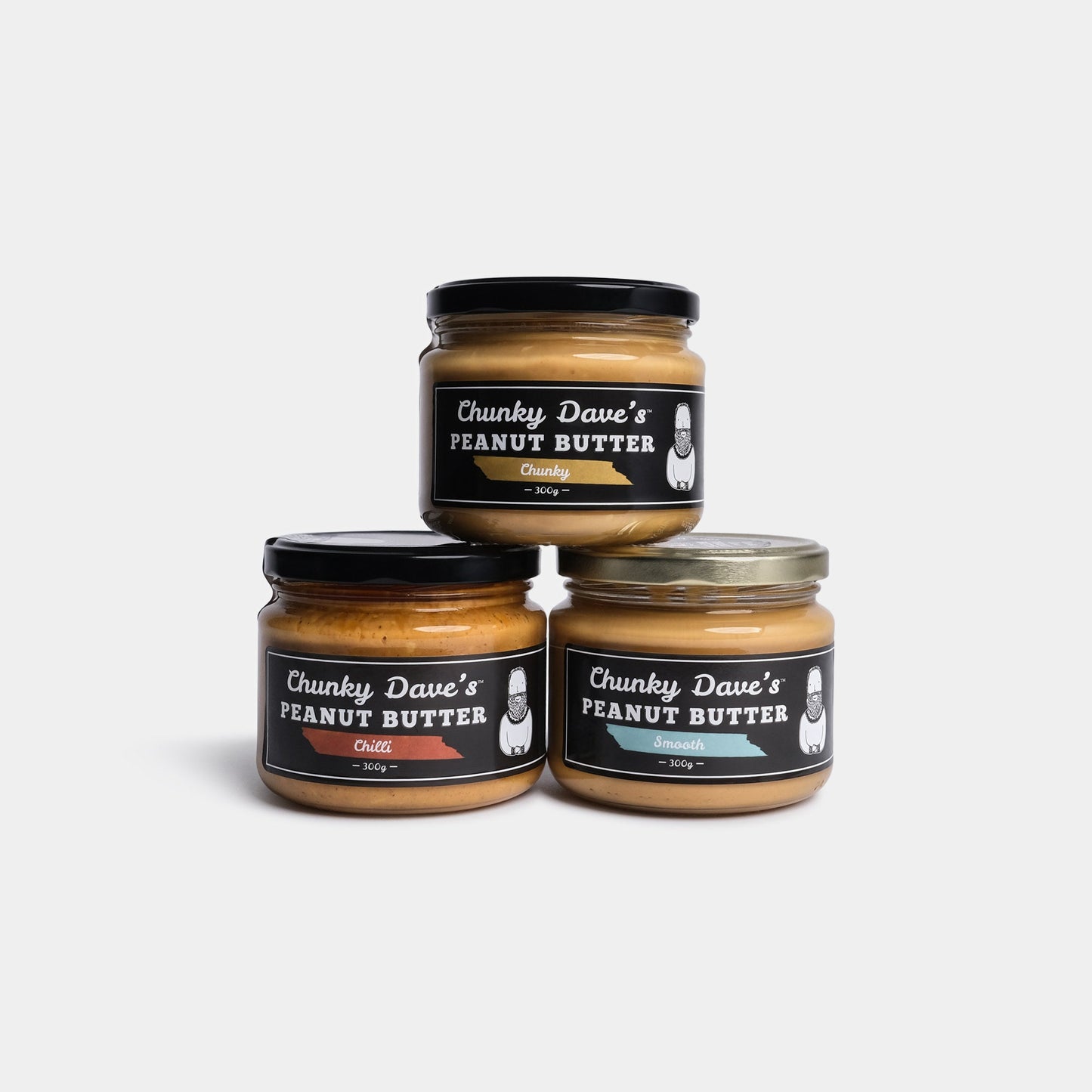 Small Batch Providore - Chunky Dave's Peanut Butter Bundle - front view