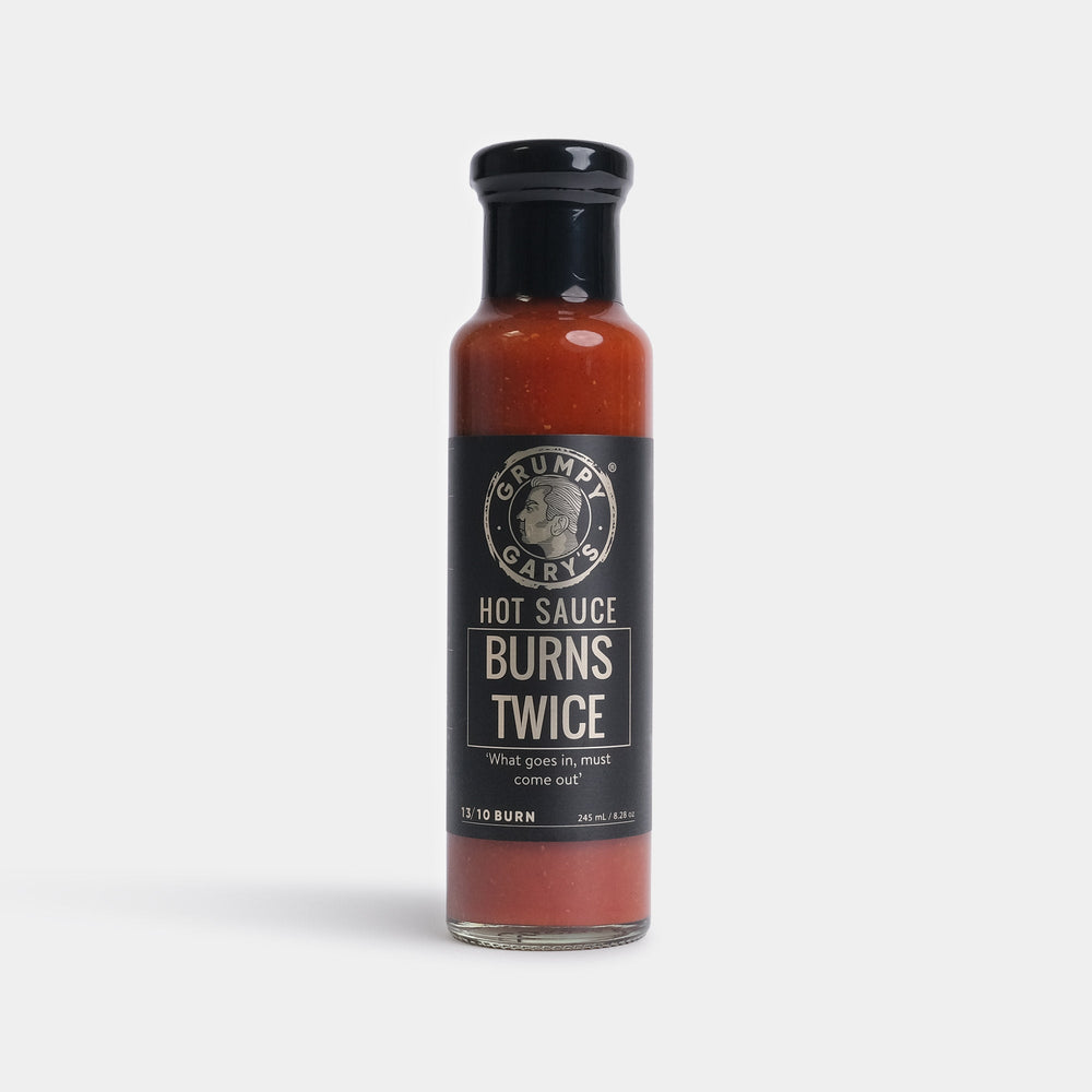 Small Batch Providore - Burns Twice Hot Sauce - front view