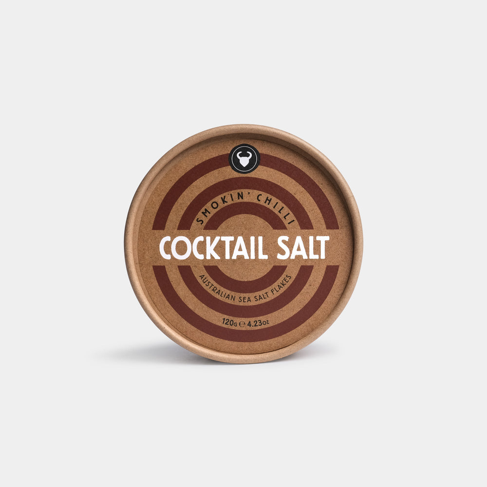 Small Batch Providore - Smokin’ Chilli Cocktail Salt - front view