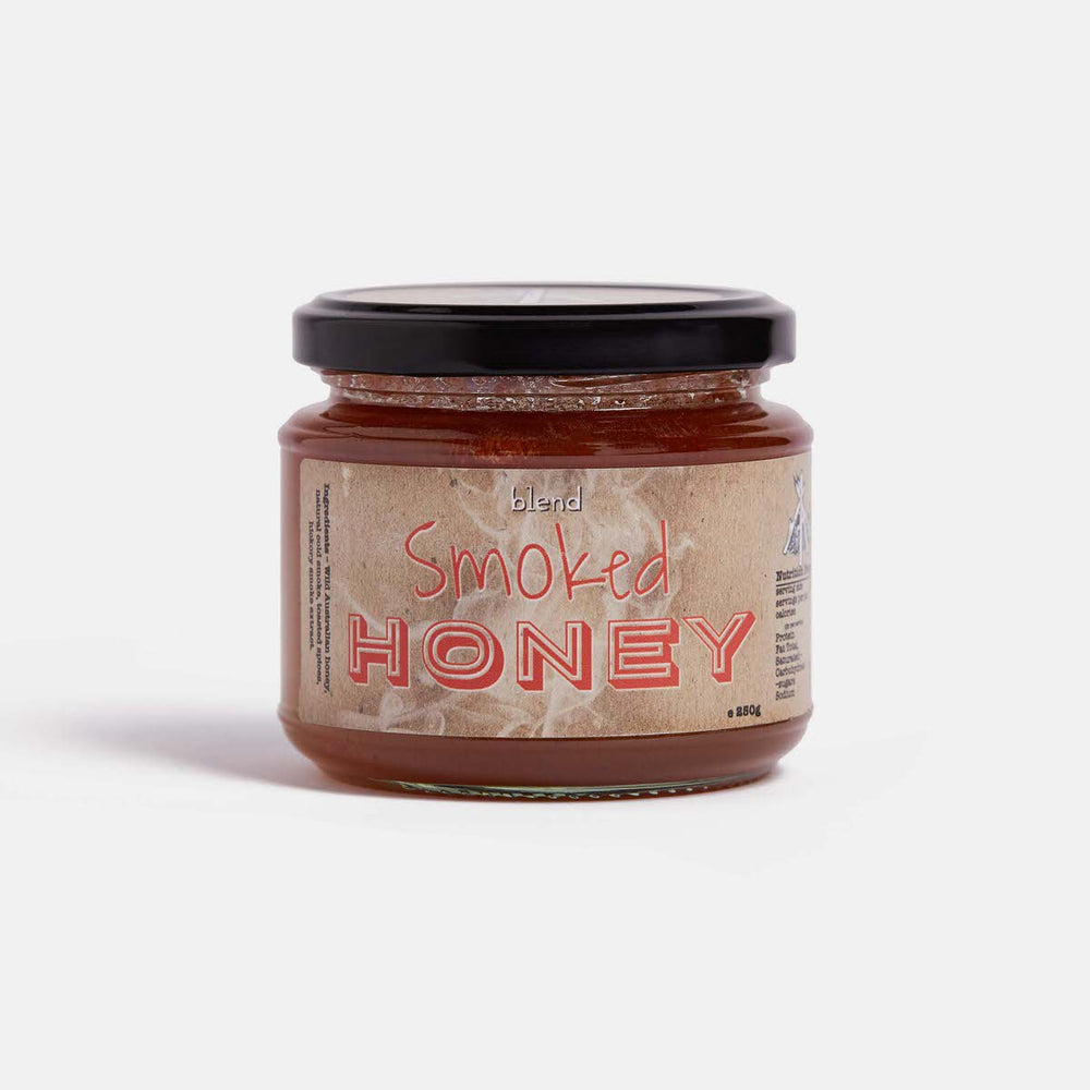 Small Batch Providore - Original Blend Smoked Honey - front view