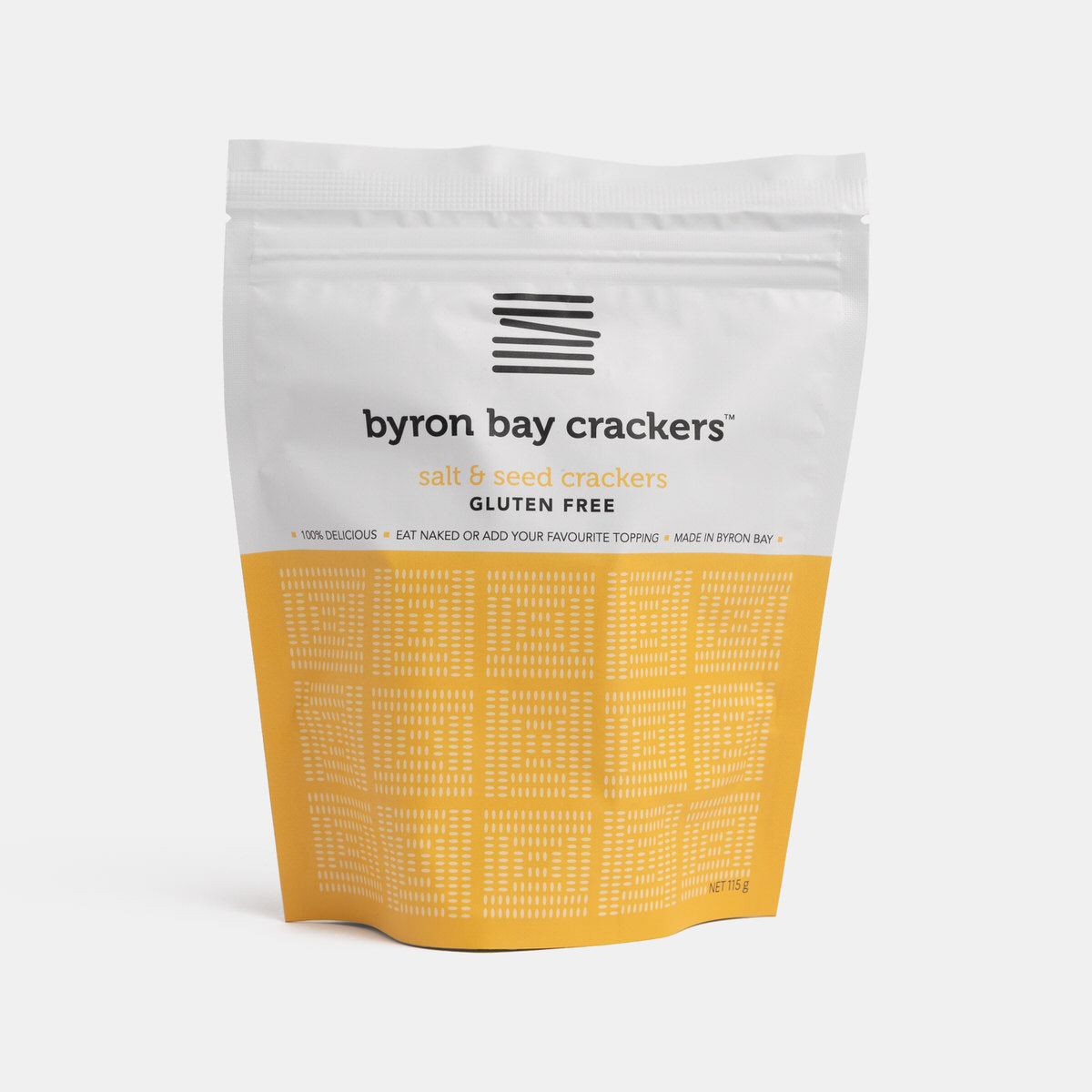 Small Batch Providore - Byron Bay Crackers - Salt & Seed Gluten Free - front view