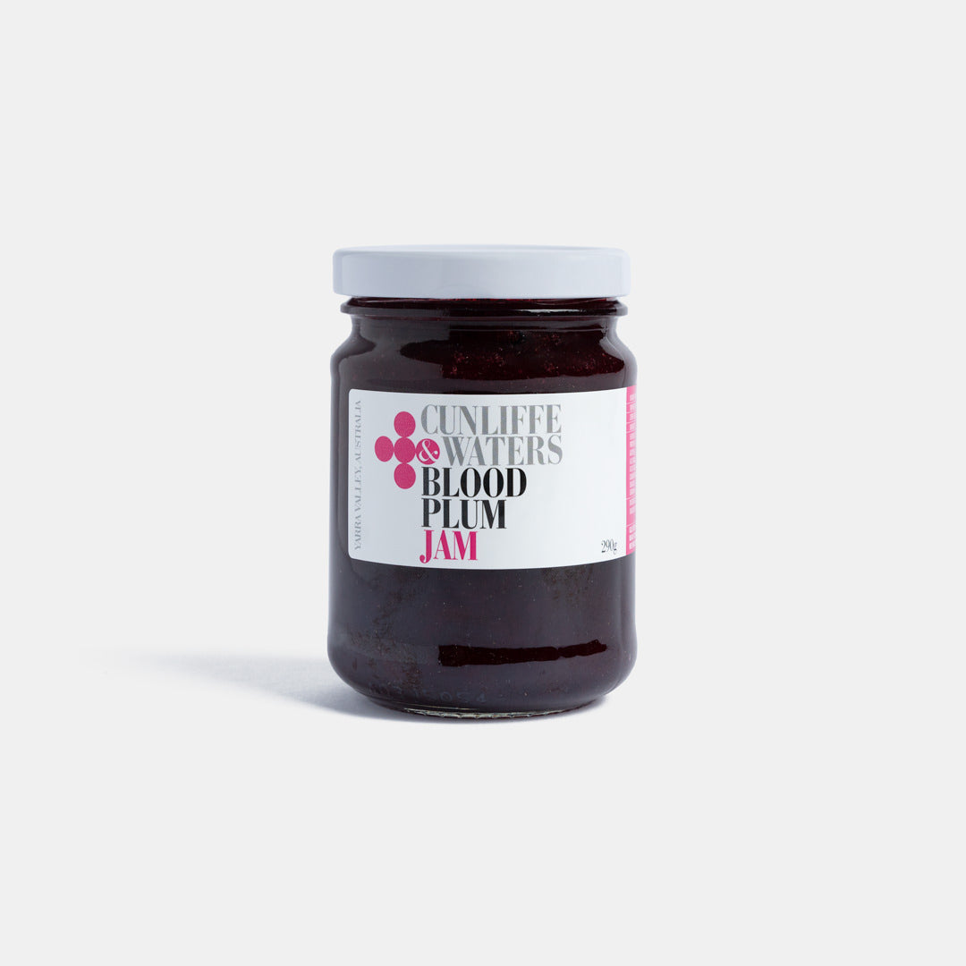 Small Batch Providore - Cunliffe & Waters - Blood Plum Jam - front view