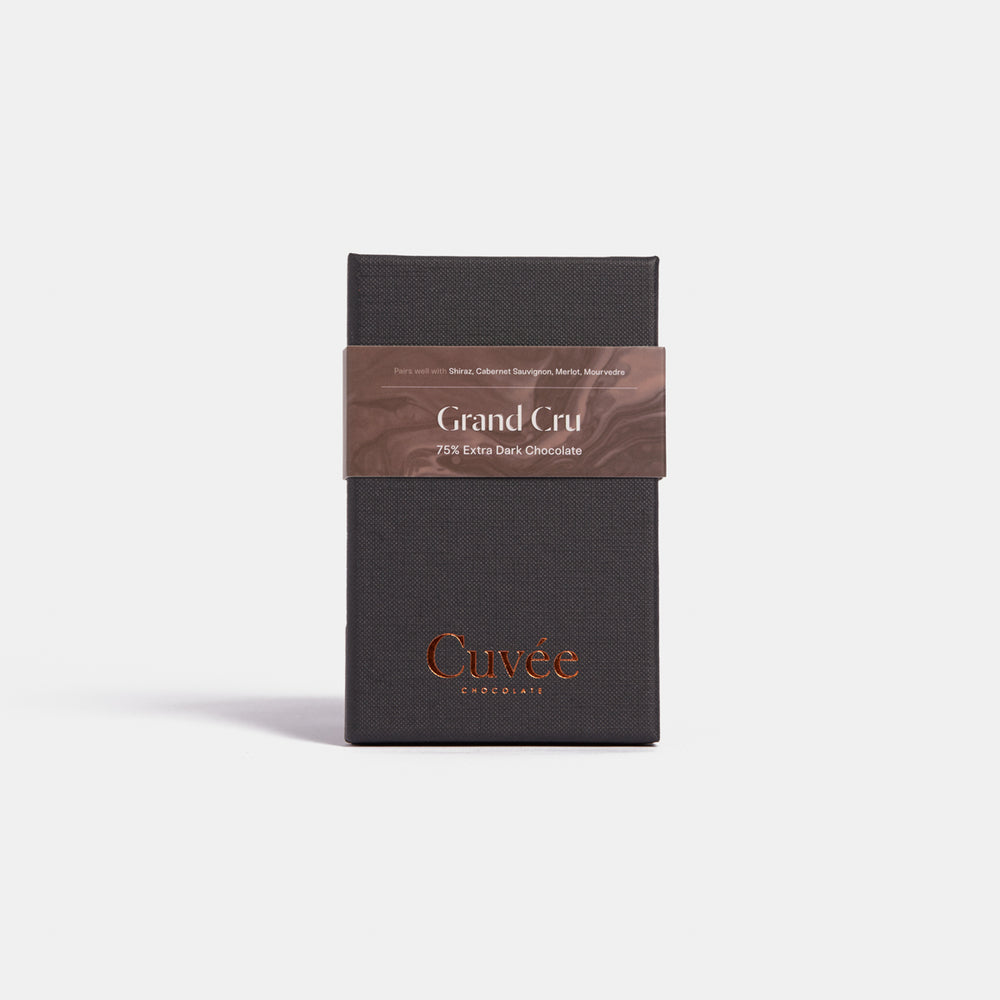 Small Batch Providore - Grand Cru 75% Extra Dark Chocolate - front view