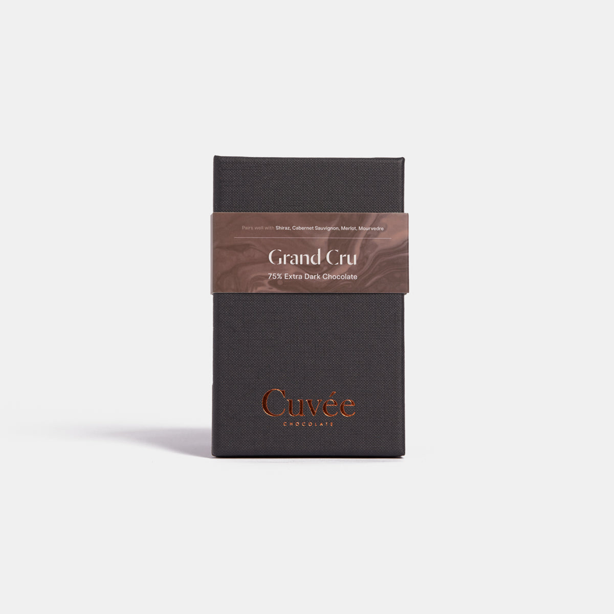 Small Batch Providore - Grand Cru 75% Extra Dark Chocolate - front view