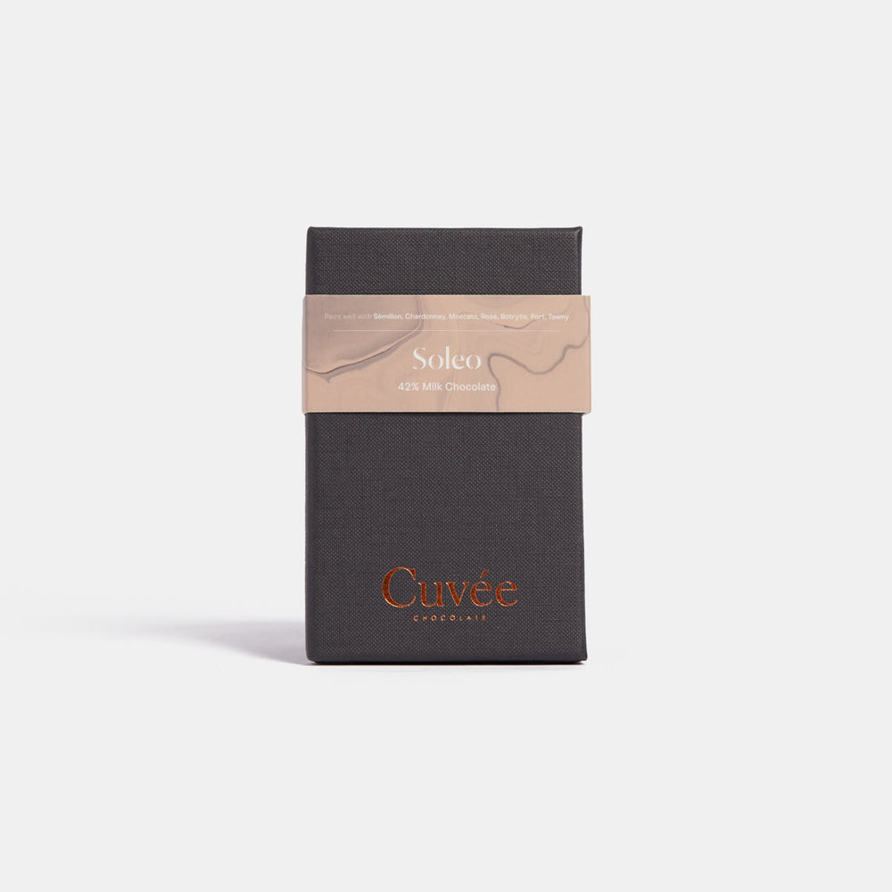 Small Batch Providore - Soleo 42% Milk Chocolate - front view