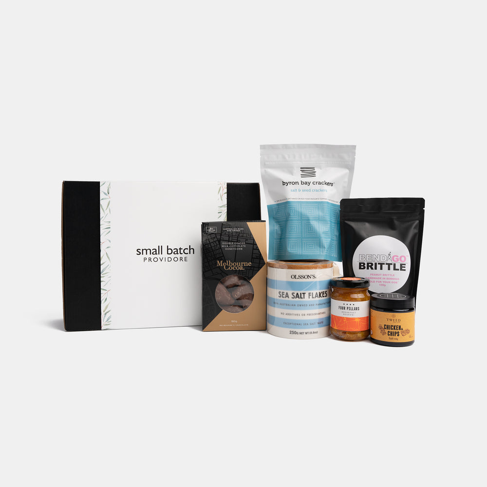 
                  
                    Small Batch Providore - Iconic Aussie Gift Hamper - front view
                  
                