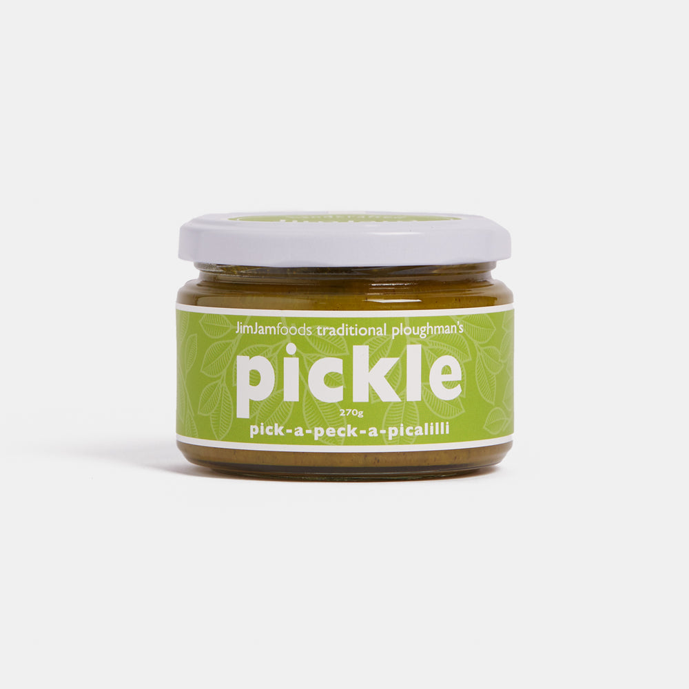 Small Batch Providore - Pick-A-Peck-A-Picallili - Traditional Ploughman's Pickle - front view