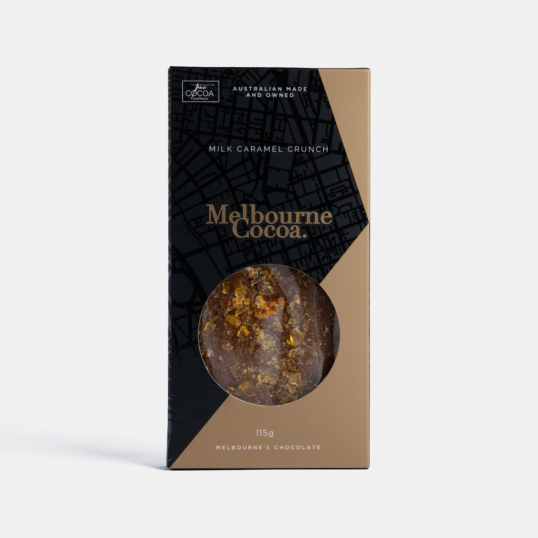 
                  
                    Small Batch Providore - Melbourne Cocoa - Milk Caramel Crunch - front view
                  
                