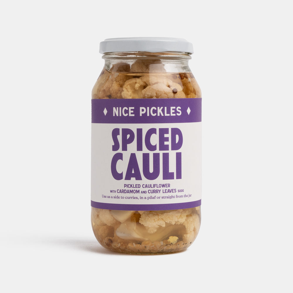 Small Batch Providore - Nice Pickles - Spiced Cauli - front view