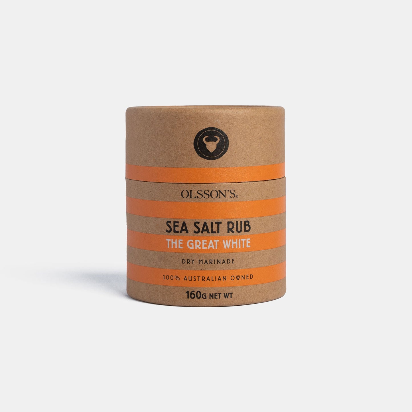 Small Batch Providore - Olsson's Salt - The Great White Salt Rub - front view