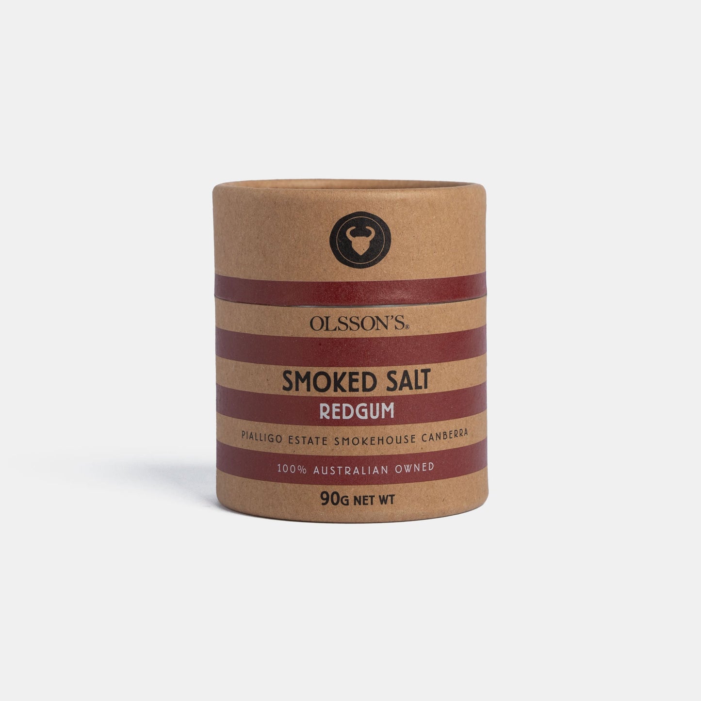 Small Batch Providore - Olsson's Salt - Red Gum Smoked Salt - front view
