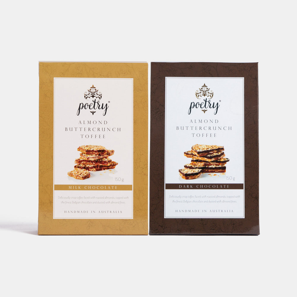Small Batch Providore - Poetry Fine Foods - Buttercrunch Toffee Bundle - front view