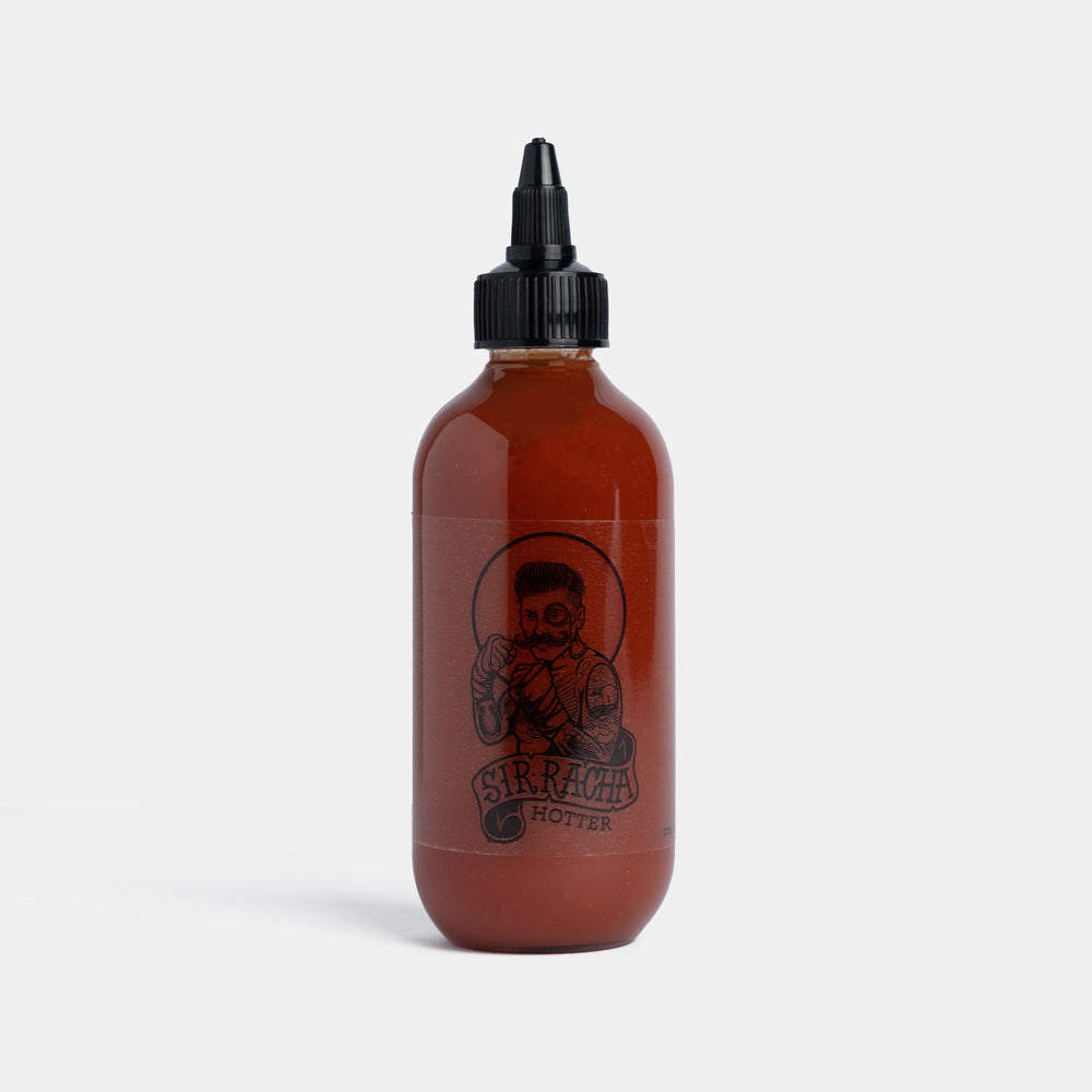 Small Batch Providore - Sir Racha - Hotter Sauce - front view