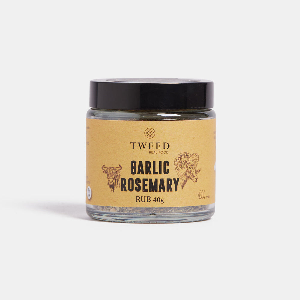 Small Batch Providore - Garlic Rosemary Rub - front view